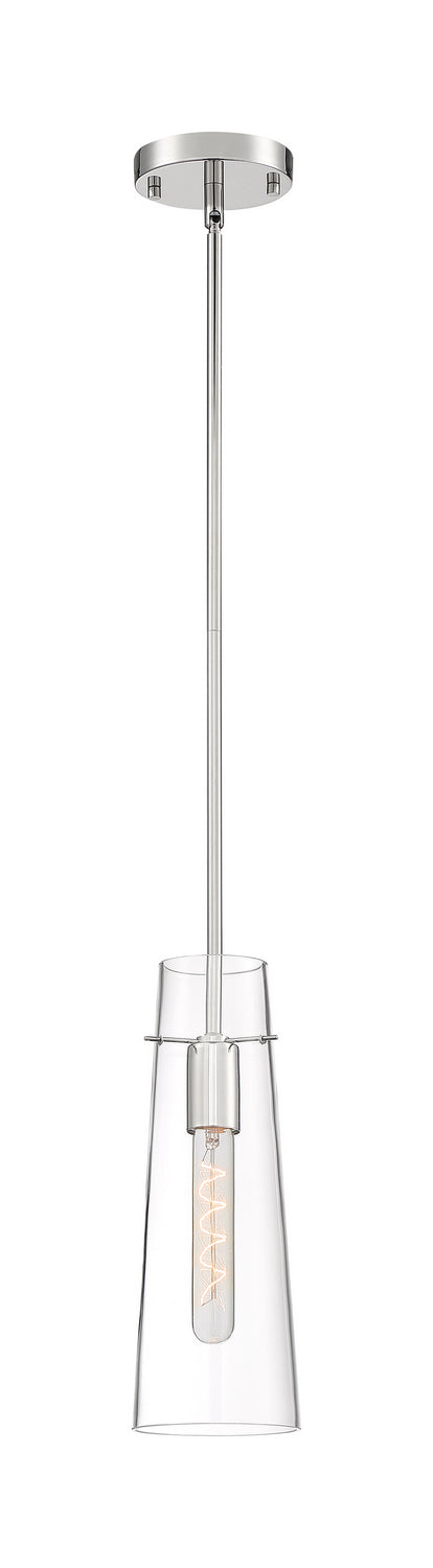 Nuvo Lighting 60-6870 One Light Mini Pendant, Polished Nickel