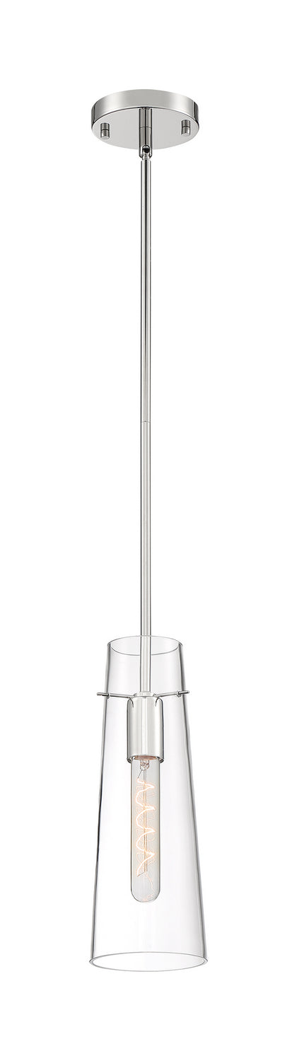 Nuvo Lighting 60-6870 One Light Mini Pendant, Polished Nickel