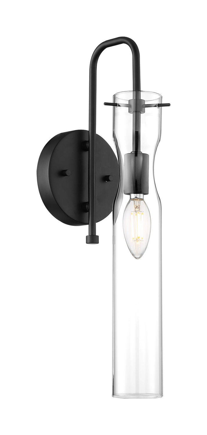 Nuvo Lighting 60-6875 One Light Wall Sconce, Black