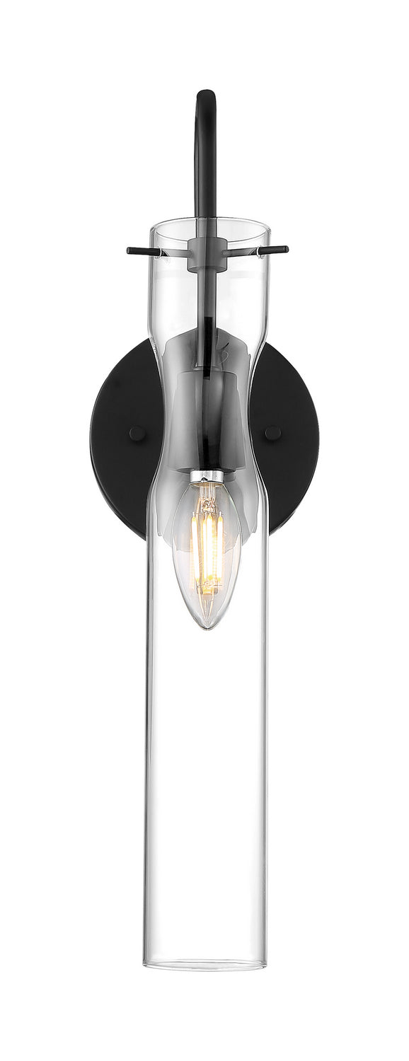 Nuvo Lighting 60-6875 One Light Wall Sconce, Black