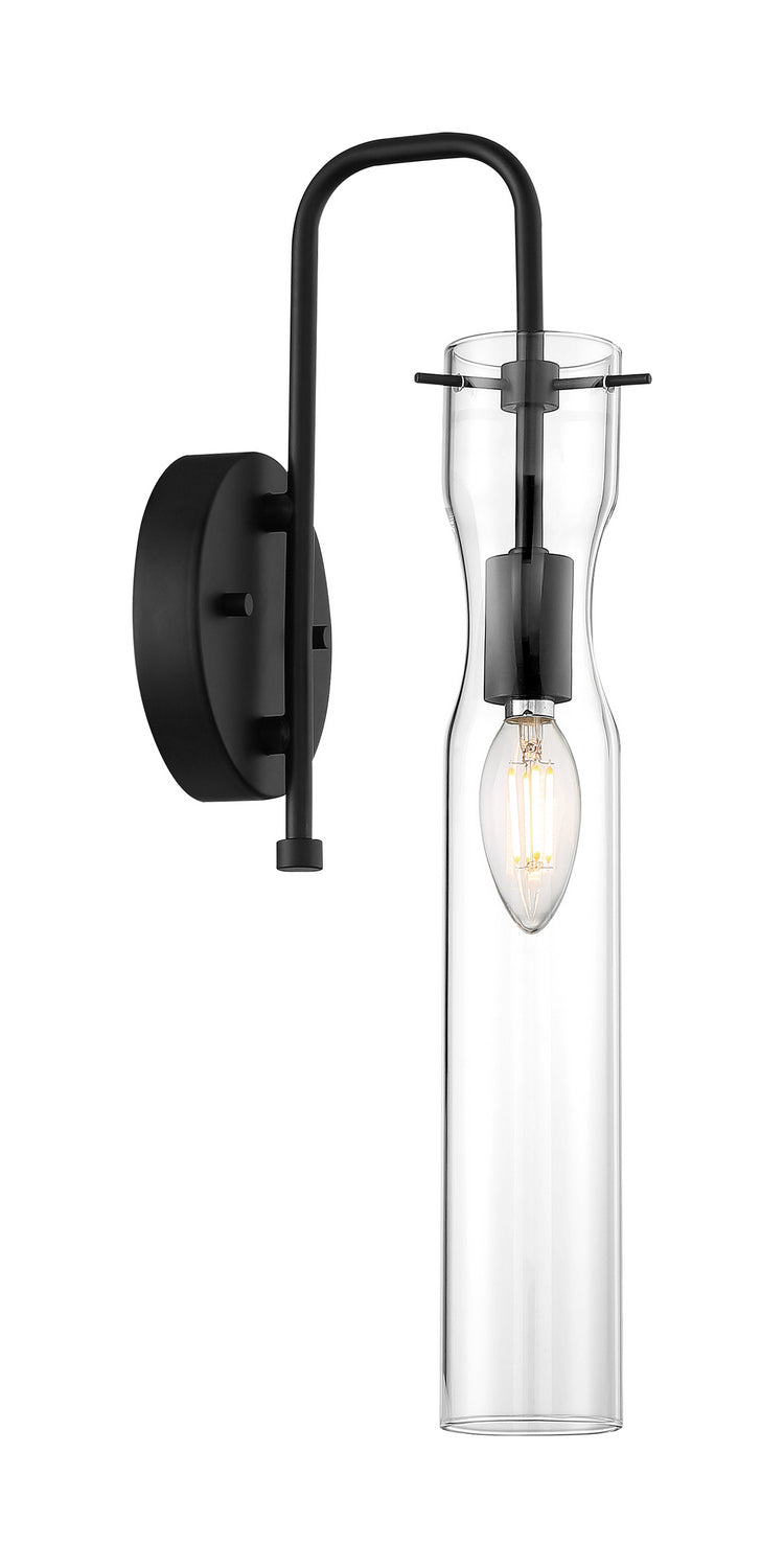 Nuvo Lighting 60-6875 One Light Wall Sconce, Black