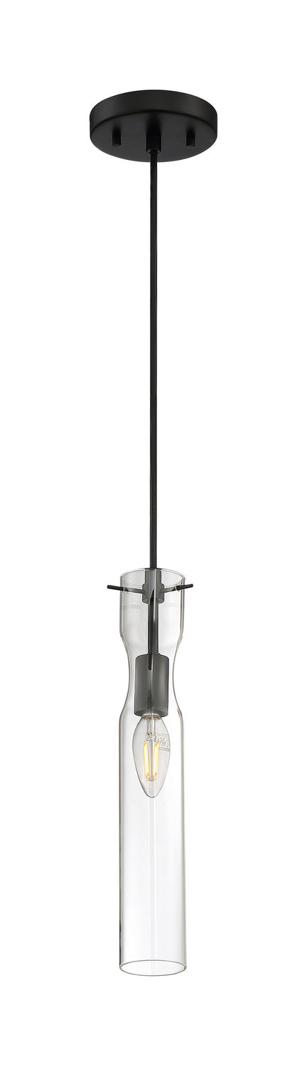 Nuvo Lighting 60-6876 One Light Mini Pendant, Black