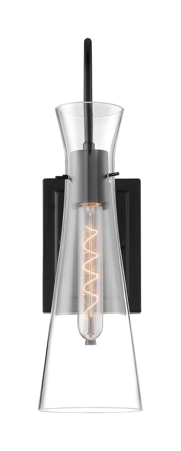 Nuvo Lighting 60-6877 One Light Wall Sconce, Black