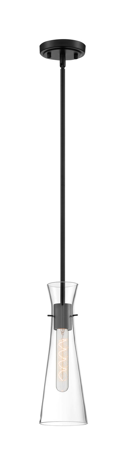 Nuvo Lighting 60-6878 One Light Mini Pendant, Black