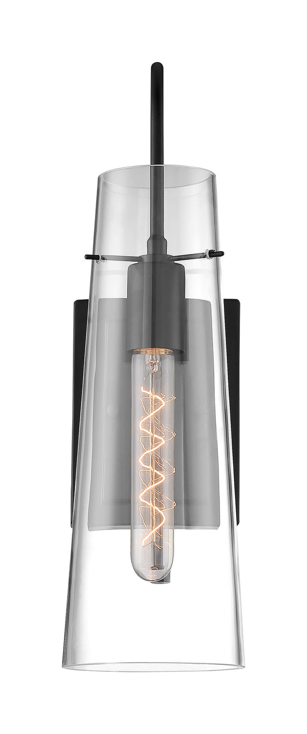Nuvo Lighting 60-6879 One Light Wall Sconce, Black