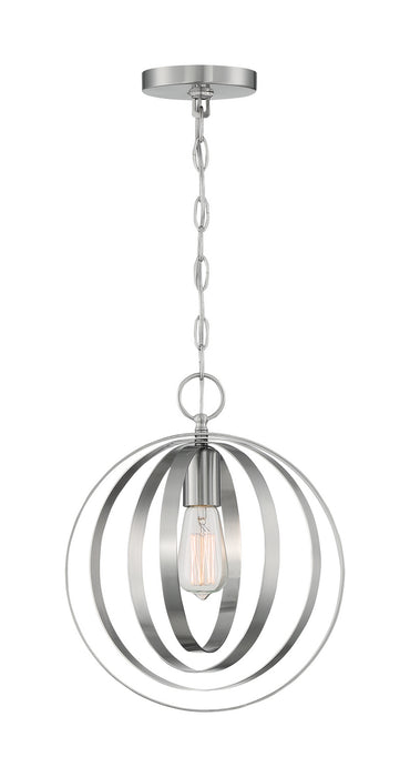 Nuvo Lighting 60-7046 One Light Pendant, Brushed Nickel