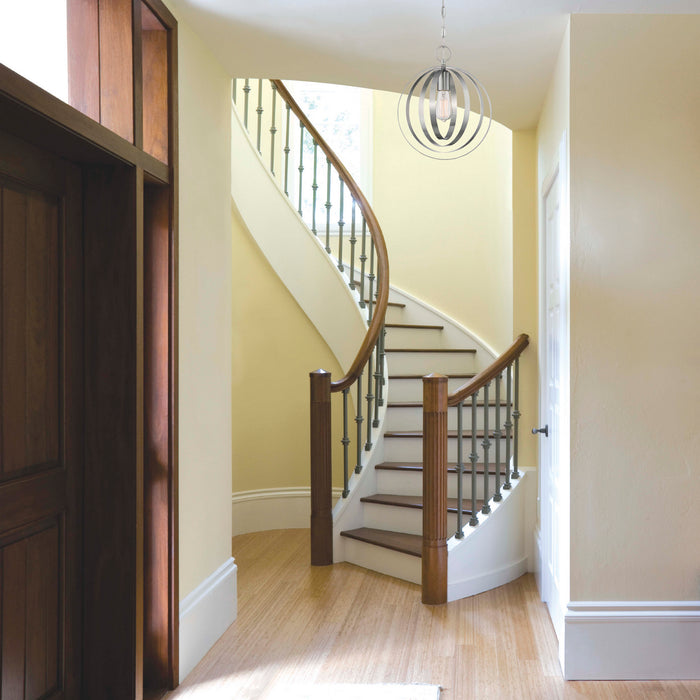 Nuvo Lighting 60-7046 One Light Pendant, Brushed Nickel