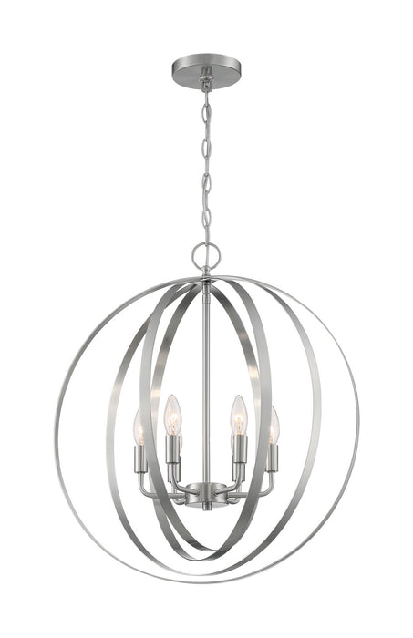 Nuvo Lighting 60-7048 Six Light Pendant, Brushed Nickel