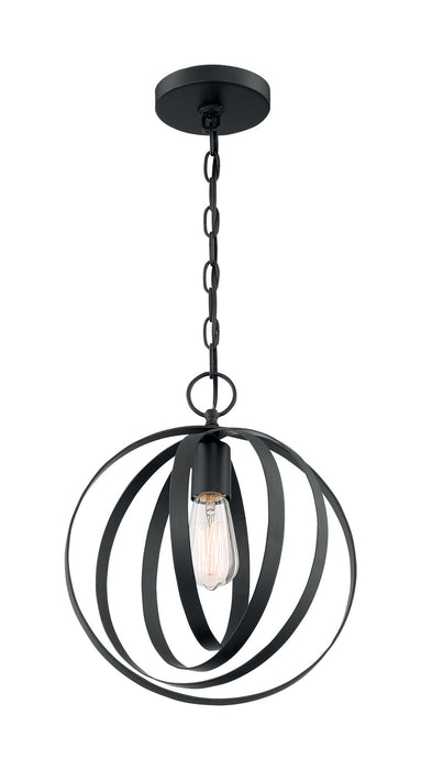 Nuvo Lighting 60-7066 One Light Pendant, Matte Black