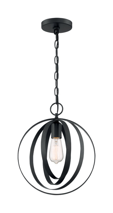 Nuvo Lighting 60-7066 One Light Pendant, Matte Black