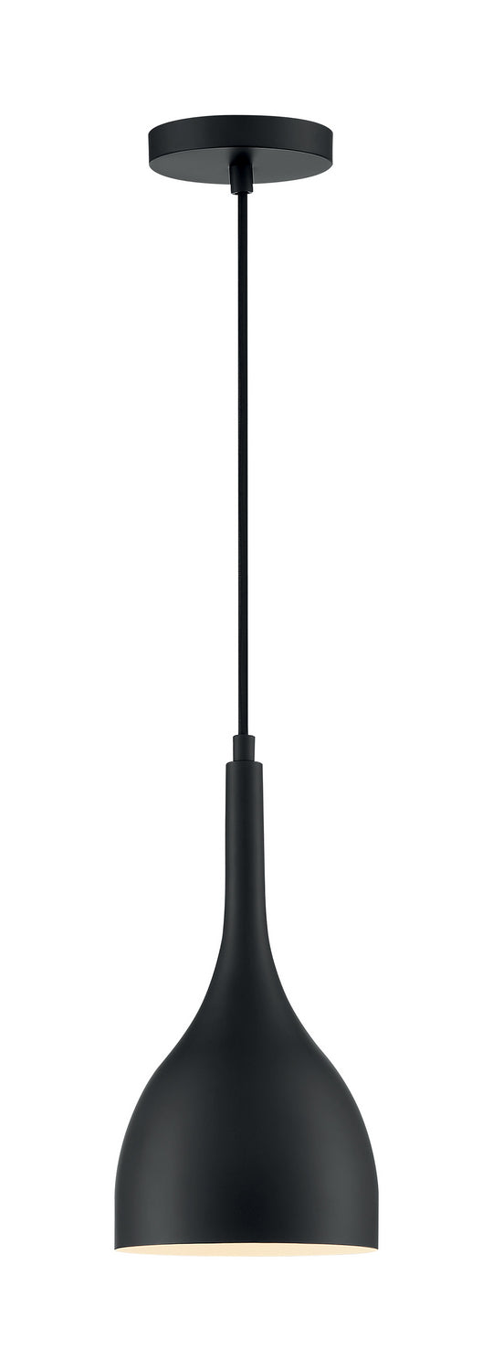 Nuvo Lighting 60-7086 One Light Pendant, Matte Black
