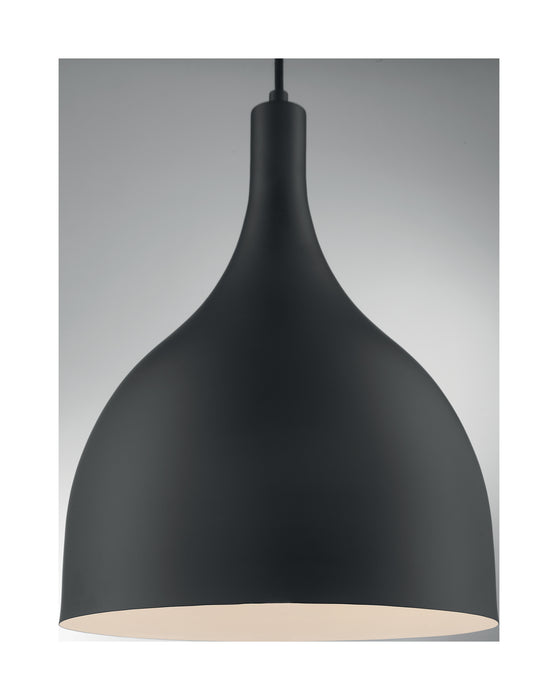 Nuvo Lighting 60-7087 One Light Pendant, Matte Black