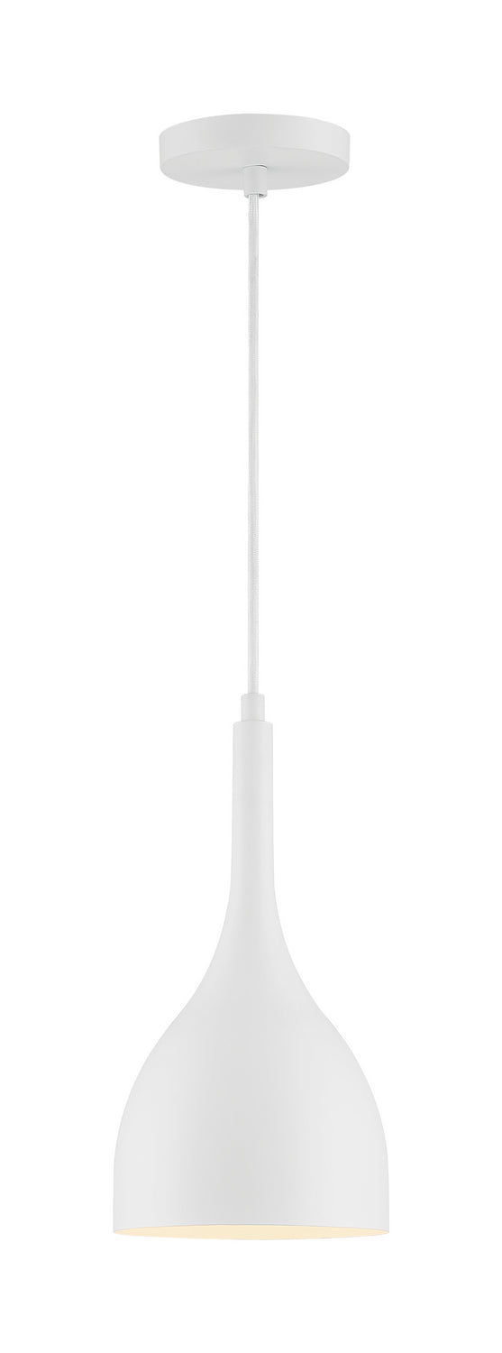 Nuvo Lighting 60-7096 One Light Pendant, Matte White