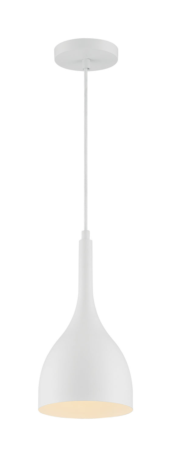 Nuvo Lighting 60-7096 One Light Pendant, Matte White