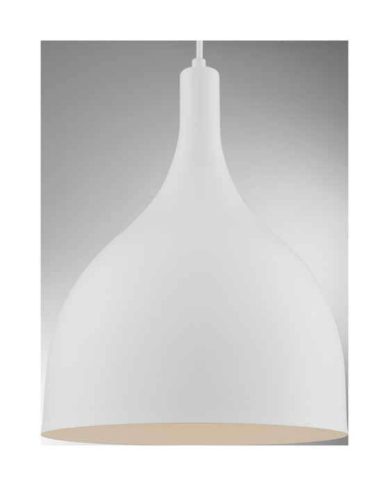 Nuvo Lighting 60-7097 One Light Pendant, Matte White
