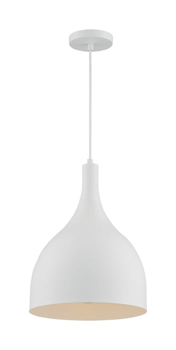 Nuvo Lighting 60-7097 One Light Pendant, Matte White