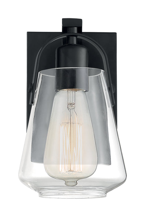 Nuvo Lighting 60-7101 One Light Vanity, Matte Black