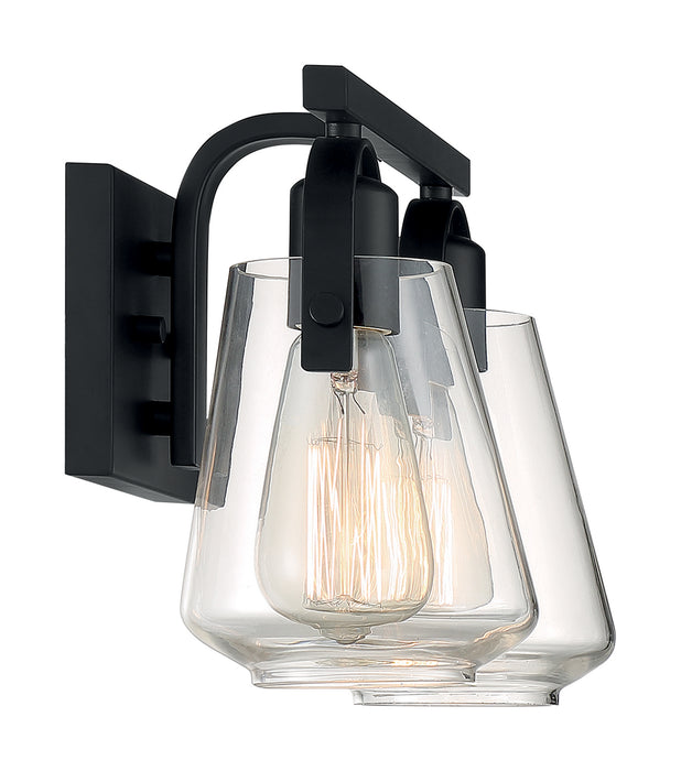 Nuvo Lighting 60-7102 Two Light Vanity, Matte Black