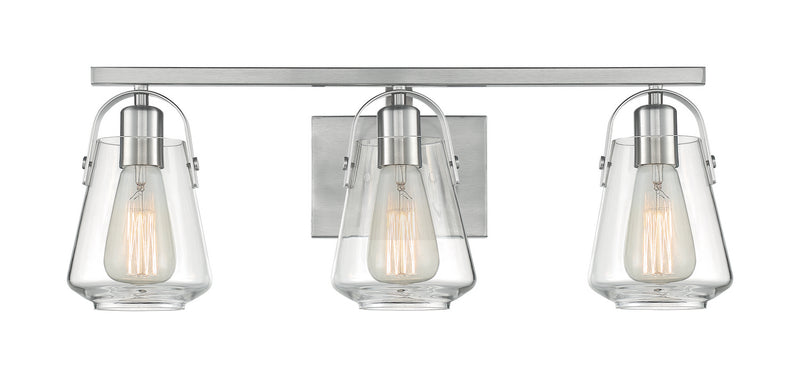 Nuvo Lighting 60-7113 Three Light Vanity, Brushed Nickel