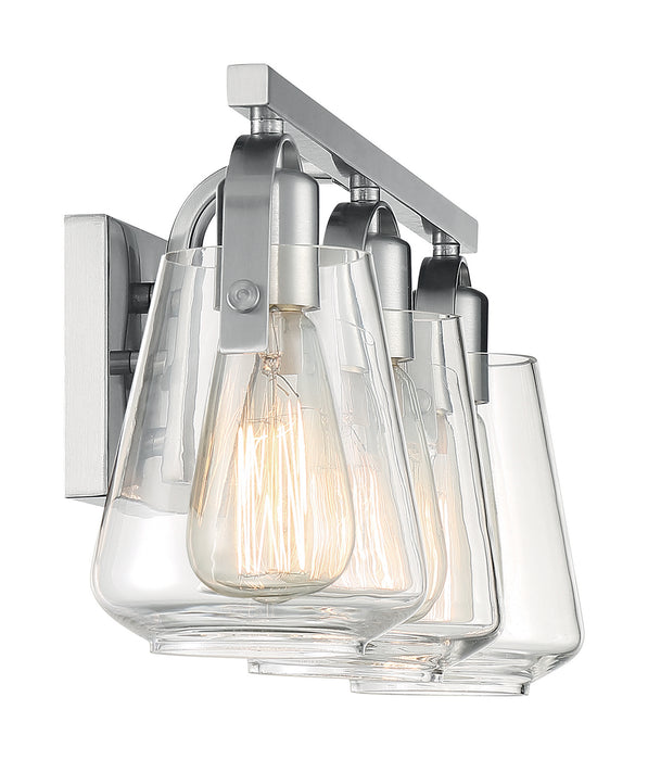 Nuvo Lighting 60-7113 Three Light Vanity, Brushed Nickel