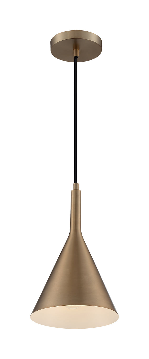 Nuvo Lighting 60-7117 One Light Pendant, Burnished Brass
