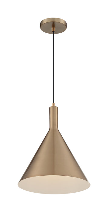 Nuvo Lighting 60-7118 One Light Pendant, Burnished Brass
