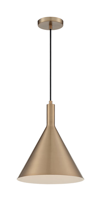 Nuvo Lighting 60-7118 One Light Pendant, Burnished Brass