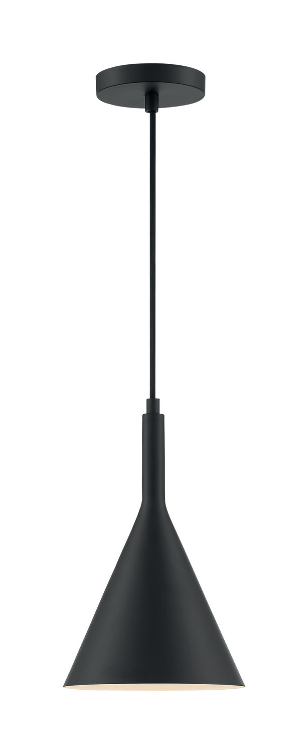 Nuvo Lighting 60-7127 One Light Pendant, Matte Black