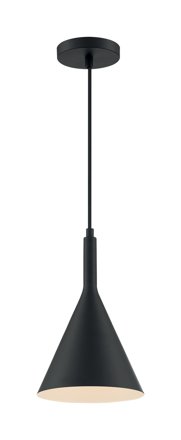 Nuvo Lighting 60-7127 One Light Pendant, Matte Black