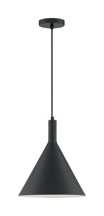 Nuvo Lighting 60-7128 One Light Pendant, Matte Black