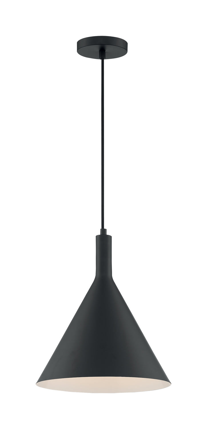 Nuvo Lighting 60-7128 One Light Pendant, Matte Black