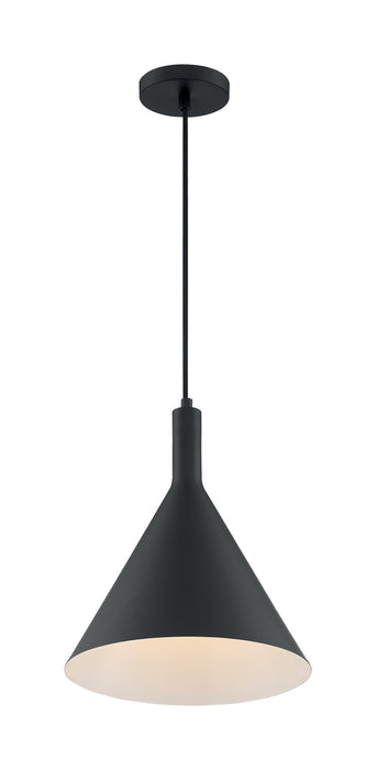 Nuvo Lighting 60-7128 One Light Pendant, Matte Black