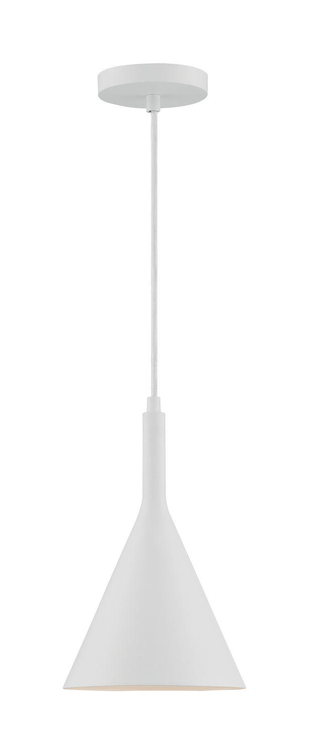 Nuvo Lighting 60-7137 One Light Pendant, Matte White