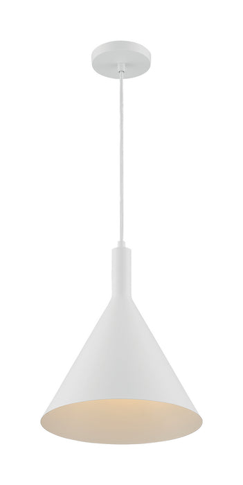 Nuvo Lighting 60-7138 One Light Pendant, Matte White