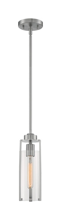 Nuvo Lighting 60-7140 One Light Mini Pendant, Brushed Nickel