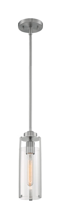 Nuvo Lighting 60-7140 One Light Mini Pendant, Brushed Nickel