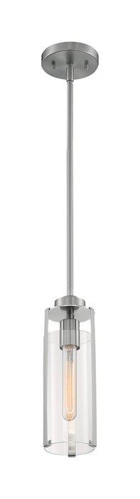 Nuvo Lighting 60-7140 One Light Mini Pendant, Brushed Nickel
