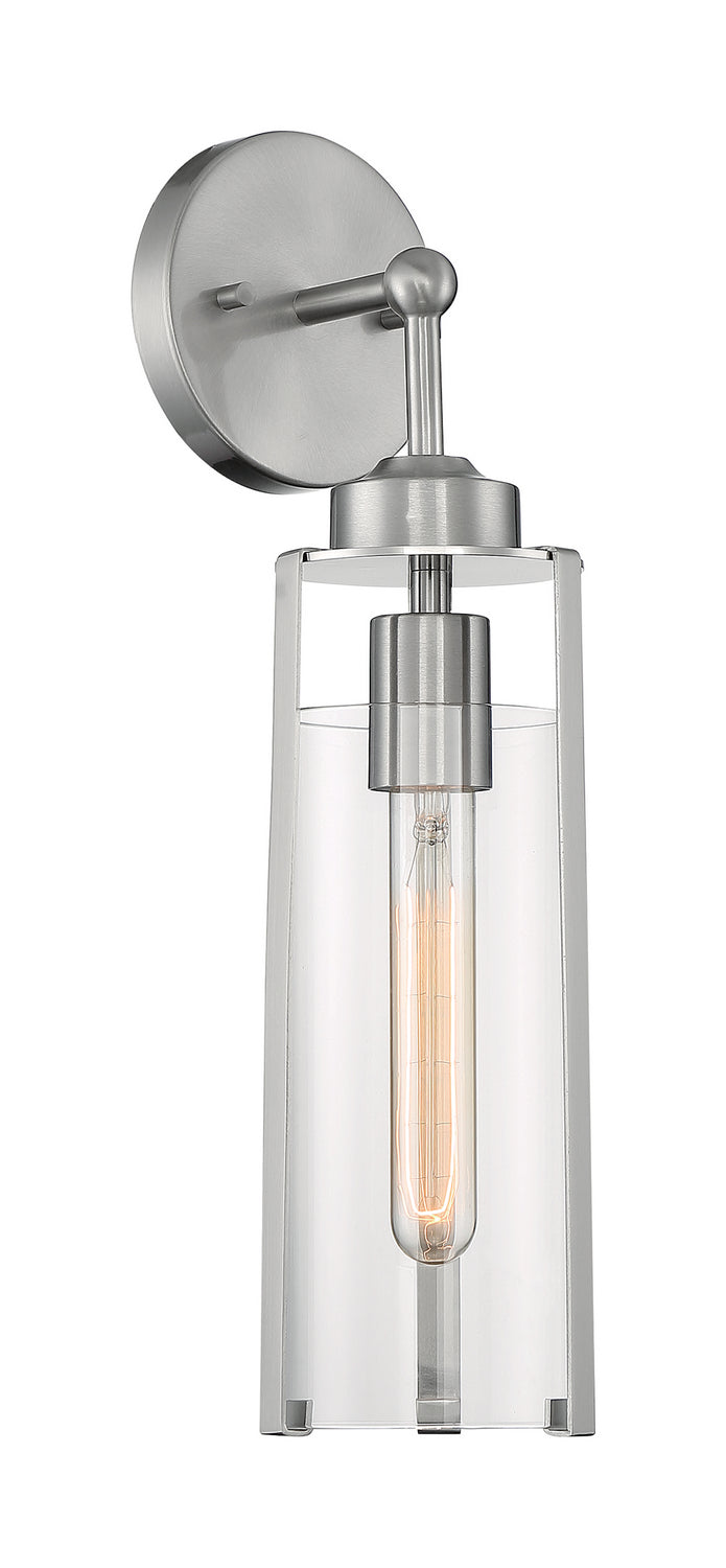Nuvo Lighting 60-7141 One Light Wall Sconce, Brushed Nickel