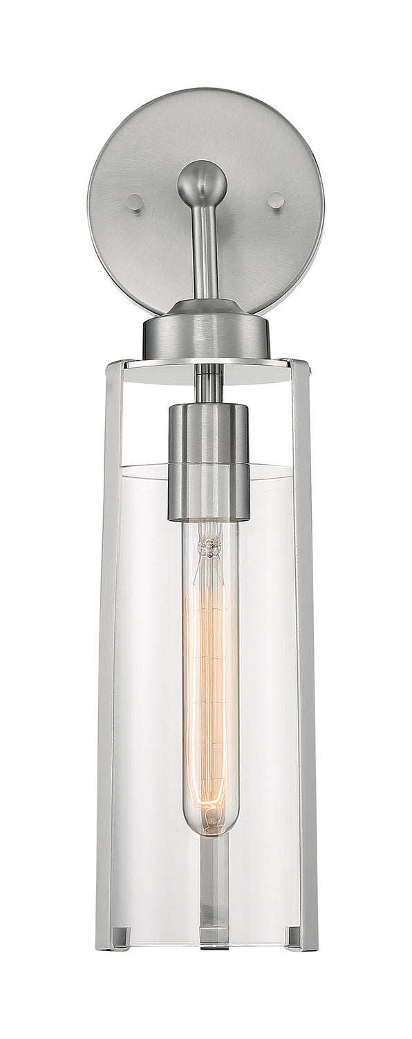Nuvo Lighting 60-7141 One Light Wall Sconce, Brushed Nickel