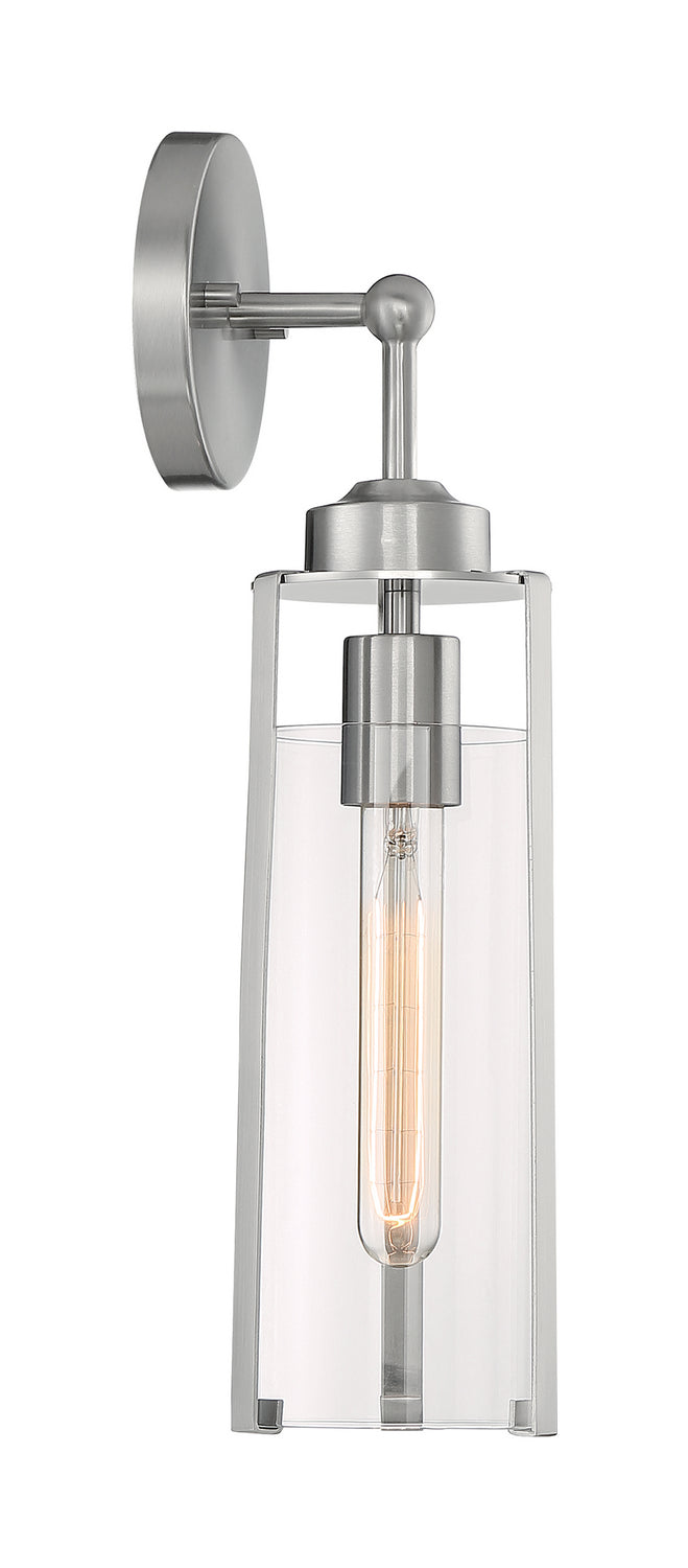 Nuvo Lighting 60-7141 One Light Wall Sconce, Brushed Nickel