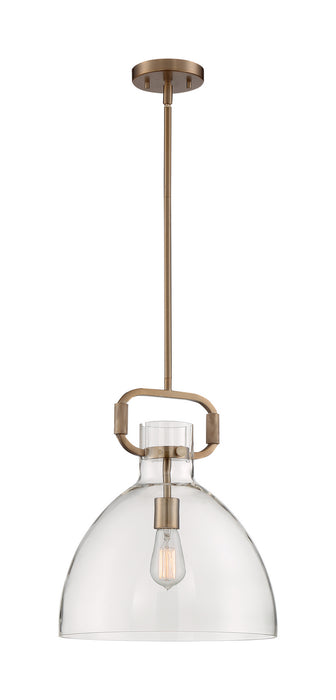 Nuvo Lighting 60-7142 One Light Pendant, Burnished Brass