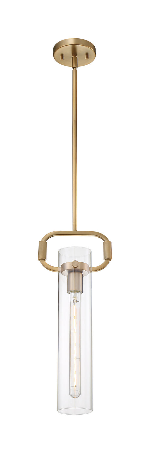 Nuvo Lighting 60-7143 One Light Pendant, Burnished Brass