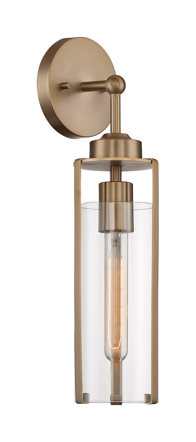 Nuvo Lighting 60-7151 One Light Wall Sconce, Burnished Brass