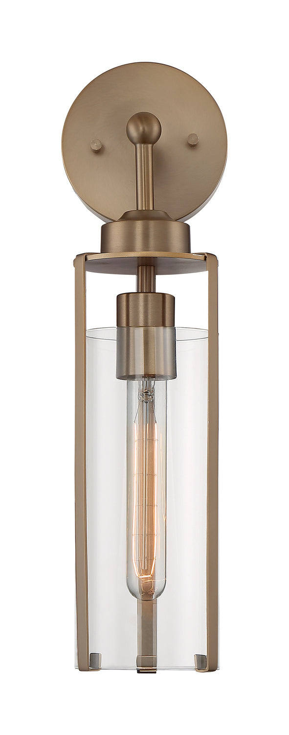Nuvo Lighting 60-7151 One Light Wall Sconce, Burnished Brass