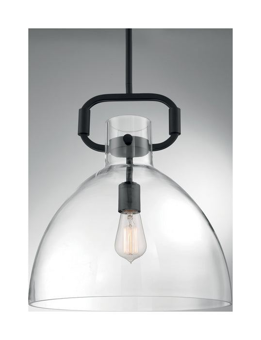 Nuvo Lighting 60-7152 One Light Pendant, Matte Black