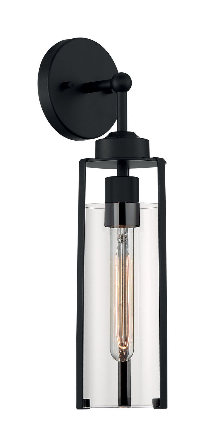 Nuvo Lighting 60-7161 One Light Wall Sconce, Matte Black