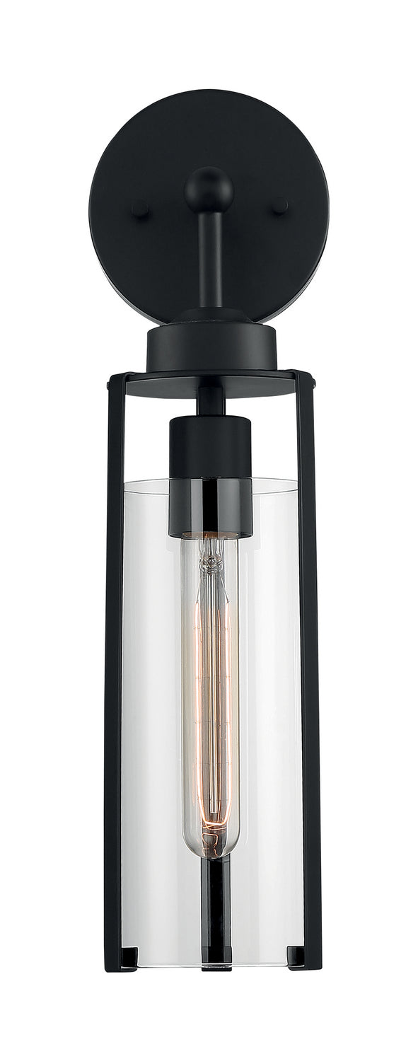 Nuvo Lighting 60-7161 One Light Wall Sconce, Matte Black