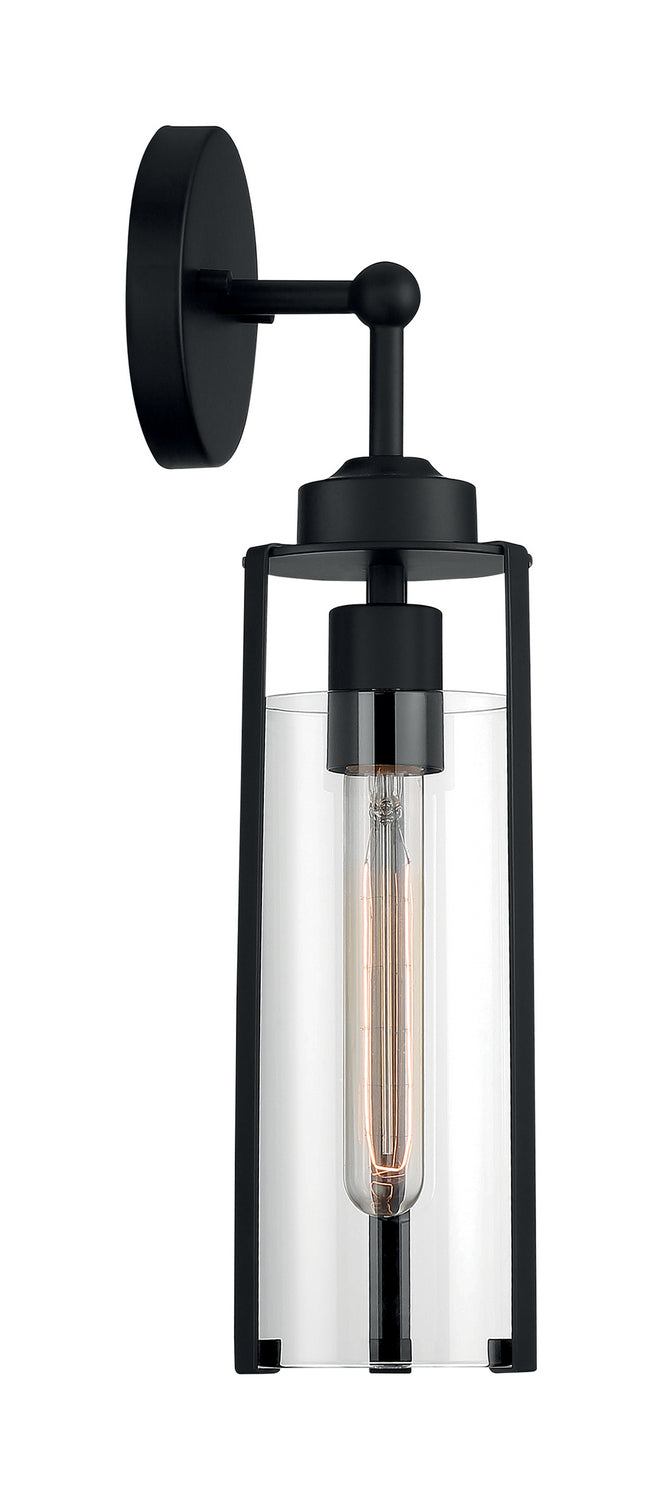 Nuvo Lighting 60-7161 One Light Wall Sconce, Matte Black