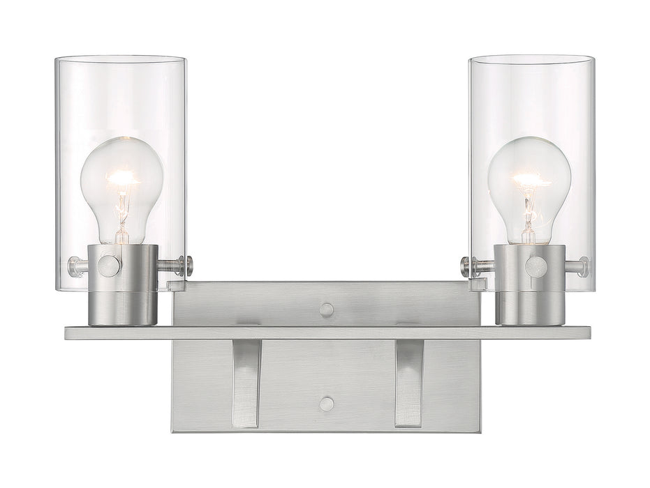 Nuvo Lighting 60-7172 Two Light Vanity, Brushed Nickel