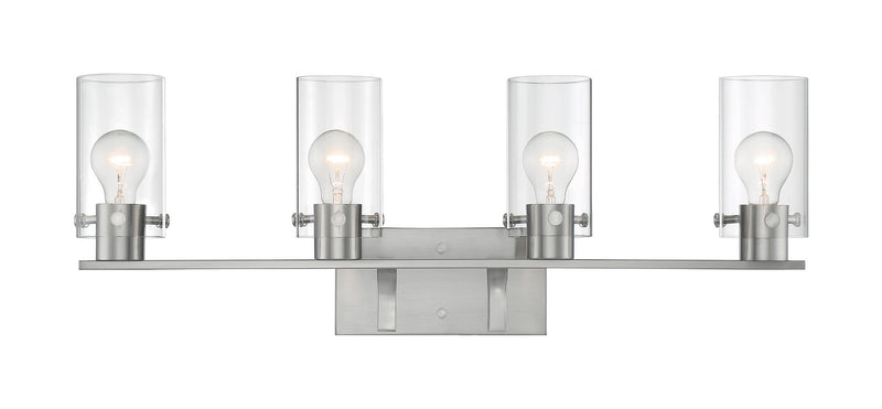 Nuvo Lighting 60-7174 Four Light Vanity, Brushed Nickel